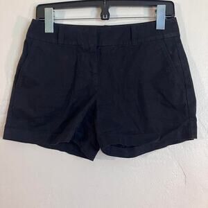 Loft‎ High Waisted Chino Black Shorts
